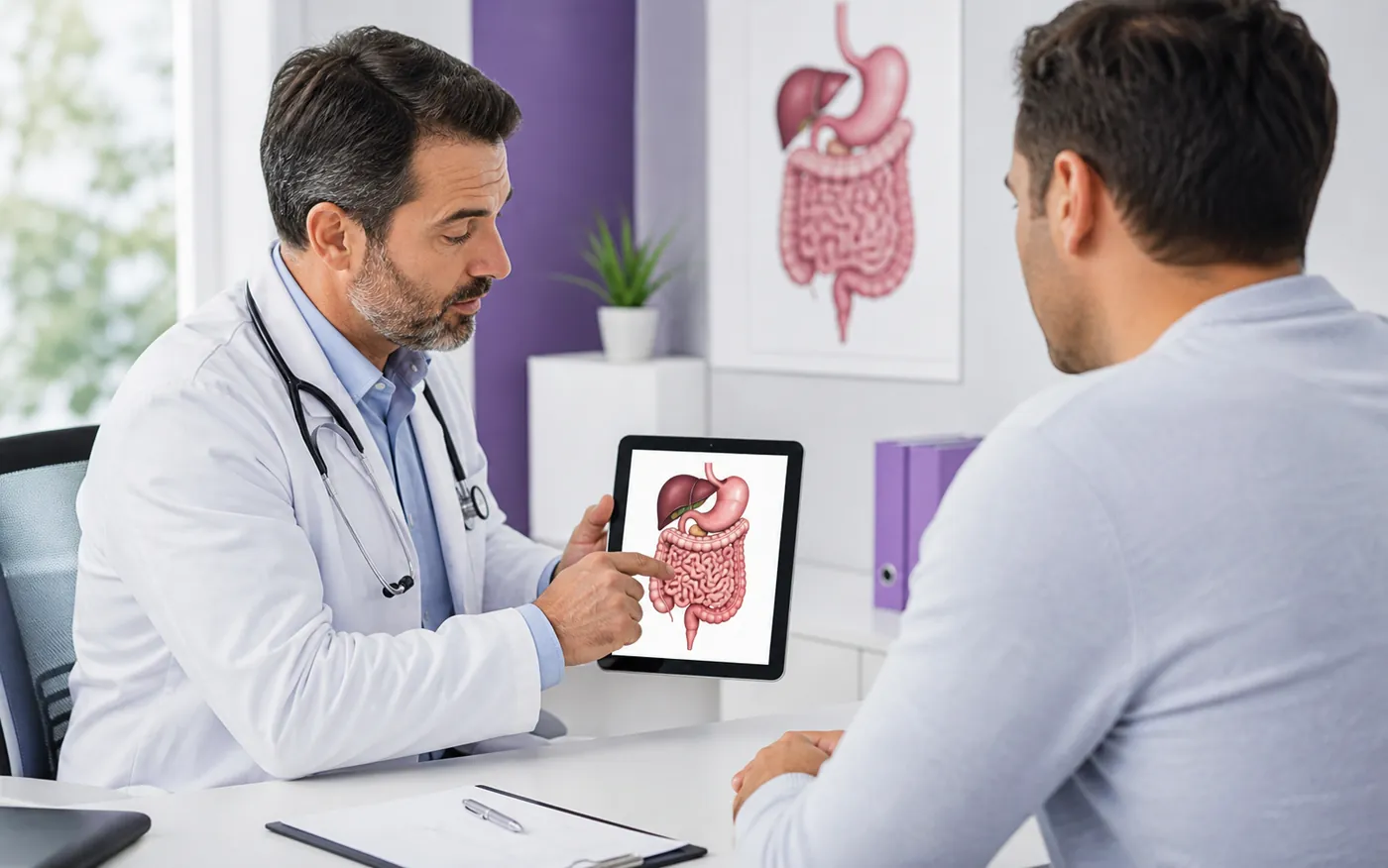 Gastroenterology consultation and treatment planning